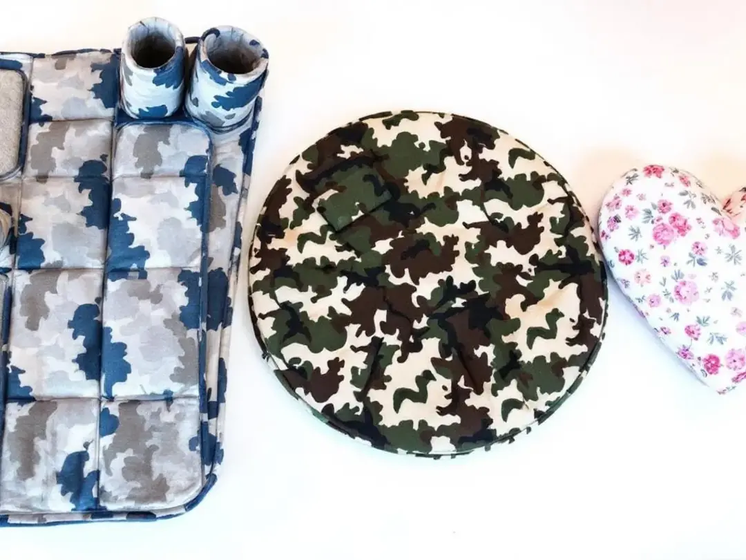 Three different snuffle mats are displayed, showcasing a variety of sizes and designs, ideal for dogs to engage their...